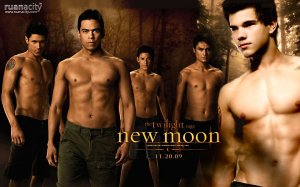 Обои для рабочего стола: NewMoon werewolves