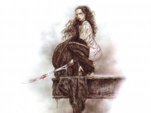 Обои для рабочего стола: Swordswoman