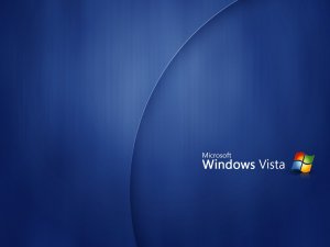 Обои для рабочего стола: Vista metal blue