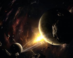 Обои для рабочего стола: Космическая вспышка