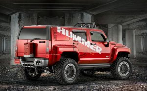 Обои для рабочего стола: Hummer полный фарш