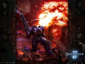Обои для рабочего стола: Воин StarCraft