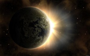Обои для рабочего стола: Солнечное затмение