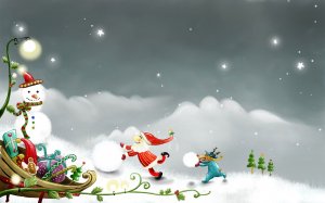 Обои для рабочего стола: Сани