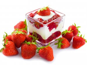 Обои для рабочего стола: Клубничный десерт