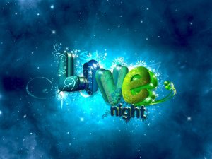 Обои для рабочего стола: Love night