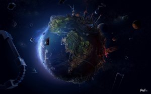 Обои для рабочего стола: Перекрестки миров