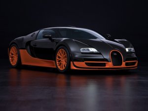 Обои для рабочего стола: Bugatti терракот
