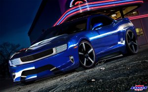 Обои для рабочего стола: Синий dodge