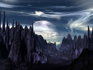 Обои для рабочего стола: Инопланетный пейзаж