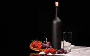 Обои для рабочего стола: In vino veritas