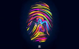 Обои для рабочего стола: Логотип Adidas