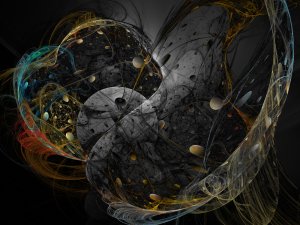 Обои для рабочего стола: Космическая абстракц...
