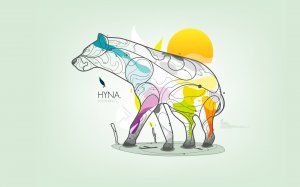 Обои для рабочего стола: Гиена