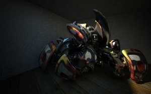 Обои для рабочего стола: Фигура в 3D