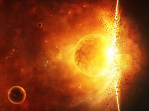 Обои для рабочего стола: Столкновение с Вселе...