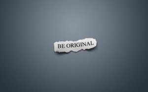 Обои для рабочего стола: Be Original