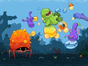 Обои для рабочего стола: Монстрики