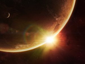Обои для рабочего стола: Из-за горизонта