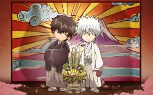Обои для рабочего стола: Chibi Gintama
