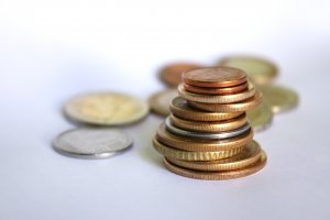 Обои для рабочего стола: Монеты стопкой