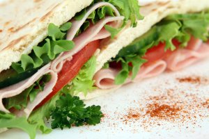 Обои для рабочего стола: Бутерброды с мясом