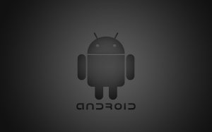 Обои для рабочего стола: Android в сером цвет...