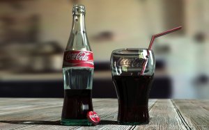 Обои для рабочего стола: Coca cola