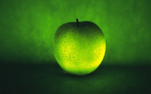 Обои для рабочего стола: Green apple