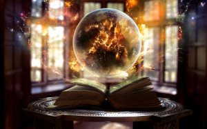 Обои для рабочего стола: Волшебная книга