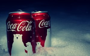 Обои для рабочего стола: Coca Cola