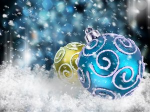Обои для рабочего стола: Ёлочные игрушки