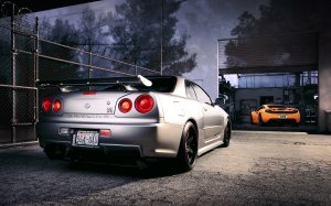 Обои для рабочего стола: Nissan Skyline