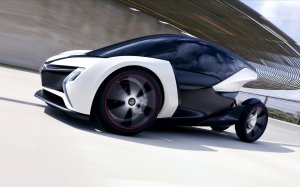 Обои для рабочего стола: Электромобиль Opel