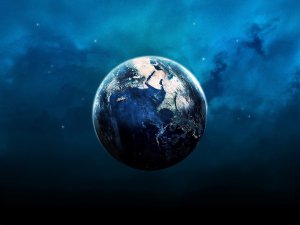 Обои для рабочего стола: Земля в космосе