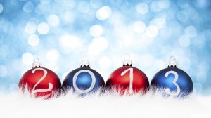 Обои для рабочего стола: 2013 на шариках