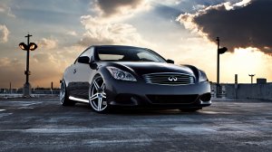 Обои для рабочего стола: Спорткупе Infiniti
