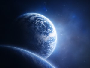 Обои для рабочего стола: Планета с атмосферой