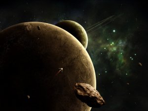 Обои для рабочего стола: Космический пейзаж