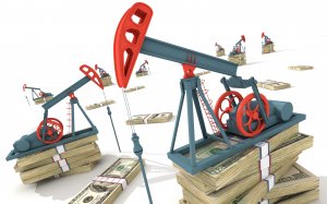 Обои для рабочего стола: Нефтяные деньги