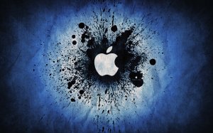 Обои для рабочего стола: Оттиск Apple