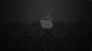 Обои для рабочего стола: Apple на кружевах