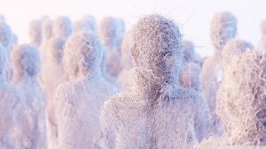 Обои для рабочего стола: Люди из ниток