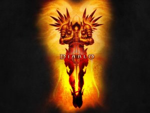 Обои для рабочего стола: Логотип Diablo