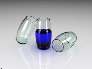 Обои для рабочего стола: 3d стаканчики