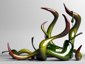 Обои для рабочего стола: 3d заросли