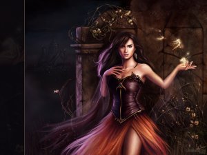 Обои для рабочего стола: Волшебница