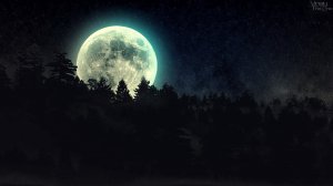 Обои для рабочего стола: Восход луны