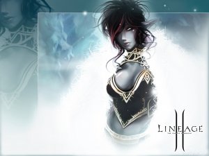 Силуэт Lineage 2 - скачать обои на рабочий стол