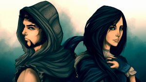 Обои для рабочего стола: Он и она